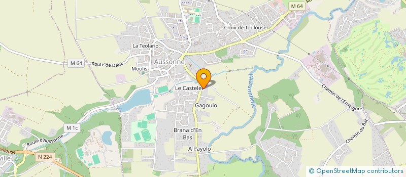 localisation de l'entreprise SCI DAN'S  AUSSONNE