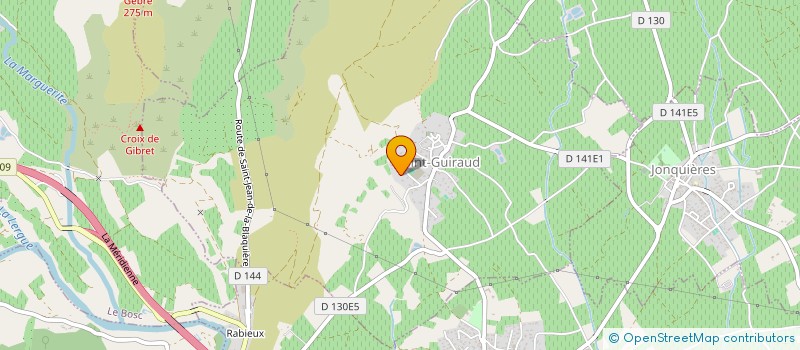 localisation de l'entreprise SCI DAN SAN  SAINT-GUIRAUD