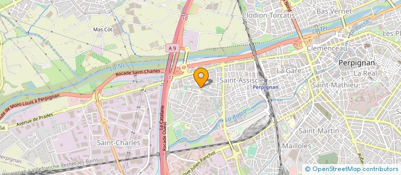 localisation de l'entreprise SCI DAN Y MAR  PERPIGNAN