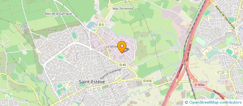 localisation de l'entreprise SCI DANA  SAINT-ESTEVE