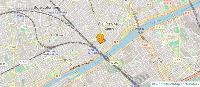 localisation de l'entreprise SCI DANA à ASNIERES-SUR-SEINE