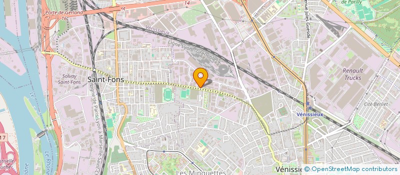 localisation de l'entreprise SCI DANA  VENISSIEUX