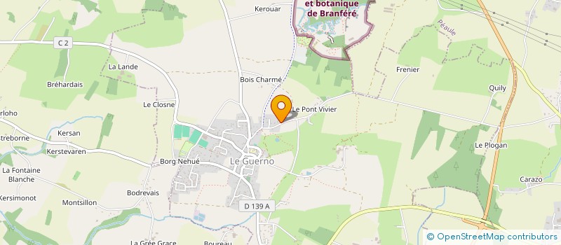 localisation de l'entreprise SCI DANA  LE GUERNO