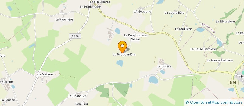 localisation de l'entreprise SCI DANA à SEVREMOINE