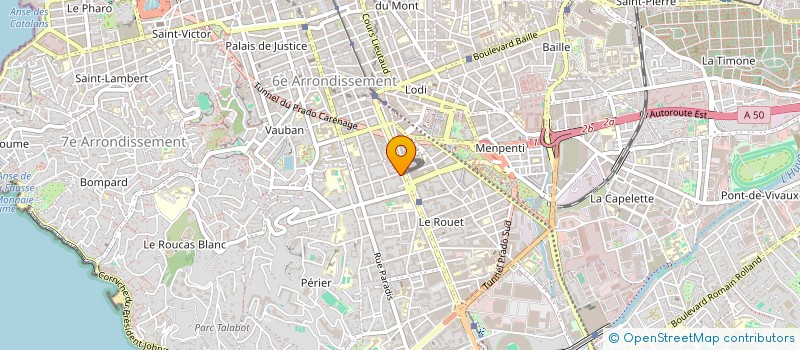 localisation de l'entreprise SCI DANA  MARSEILLE