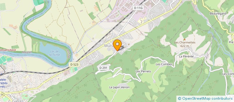 localisation de l'entreprise SCI DANAE  MURIANETTE