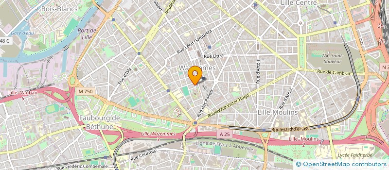 localisation de l'entreprise SCI DANAE à LILLE