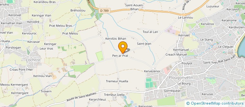 localisation de l'entreprise SCI DANAE  LE CONQUET