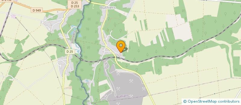 localisation de l'entreprise SCI DANAE  BUTHIERS