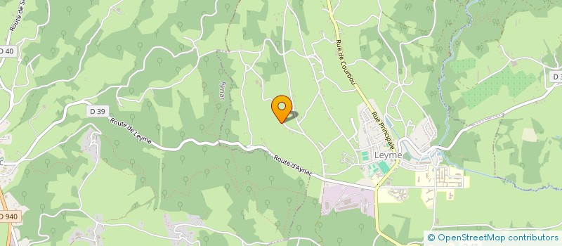 localisation de l'entreprise SCI DANAE  LEYME