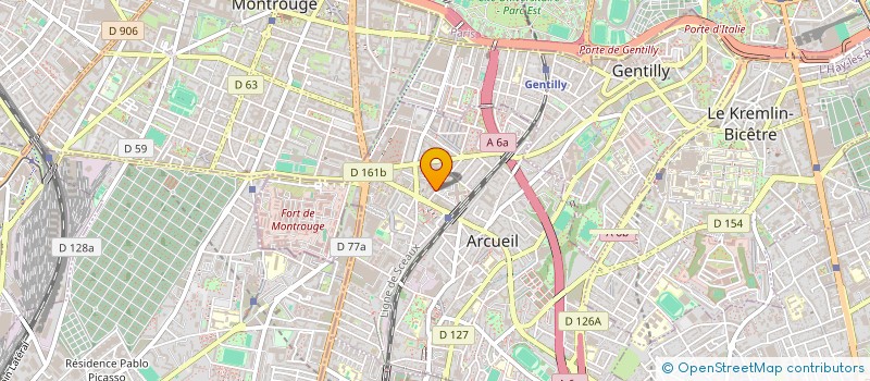 localisation de l'entreprise SCI DANAH à ARCUEIL