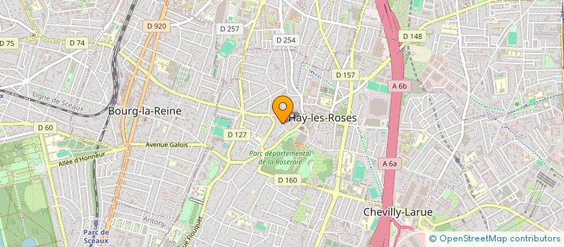 localisation de l'entreprise SCI DANAIS ROSERAIE  L'HAY-LES-ROSES