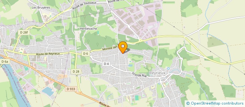 localisation de l'entreprise SCI DANAL à REYRIEUX