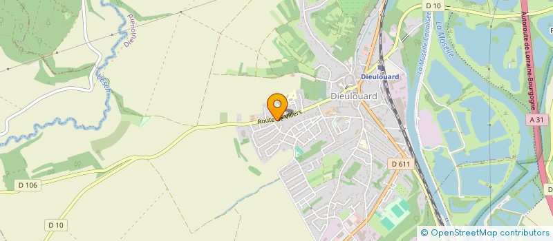 localisation de l'entreprise SCI DANAM  DIEULOUARD