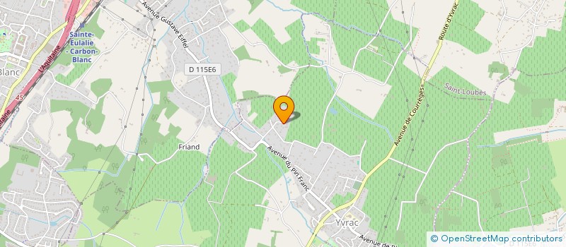 localisation de l'entreprise SCI DANAMAMA  YVRAC