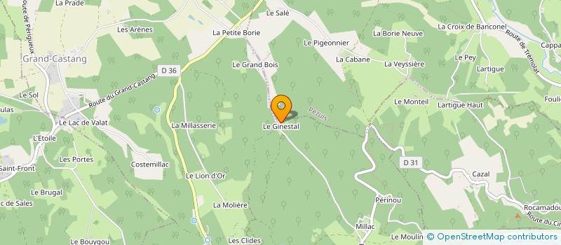 localisation de l'entreprise SCI DANAPOLIS à MAUZAC-ET-GRAND-CASTANG