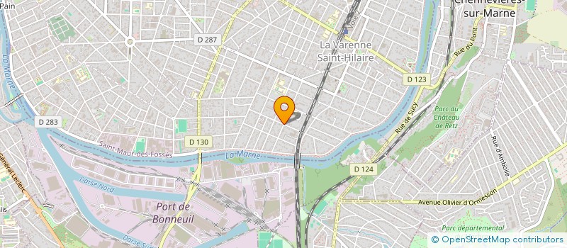 localisation de l'entreprise SCI DANATE à SAINT-MAUR-DES-FOSSES