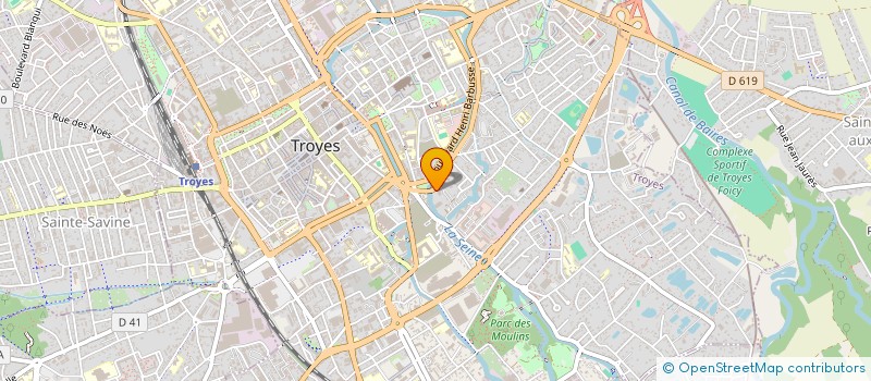 localisation de l'entreprise SCI DANBERT à TROYES