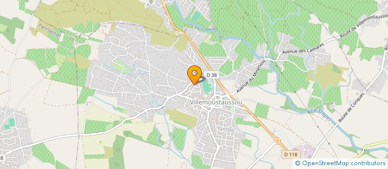 localisation de l'entreprise SCI DANCAR à VILLEMOUSTAUSSOU