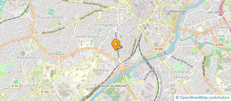 localisation de l'entreprise SCI DANCEL à LIMOGES