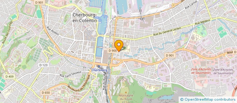 localisation de l'entreprise SCI DANCLOT à CHERBOURG-EN-COTENTIN