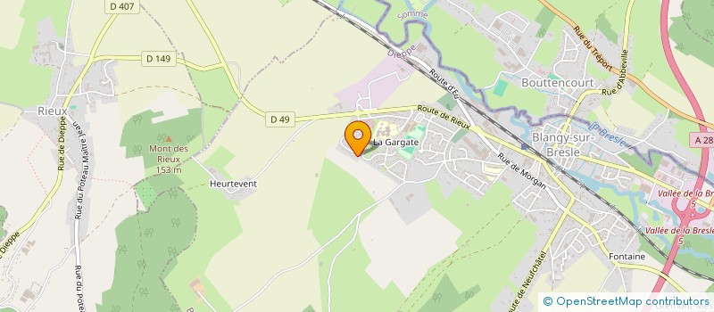 localisation de l'entreprise SCI DANCOURT à BLANGY-SUR-BRESLE