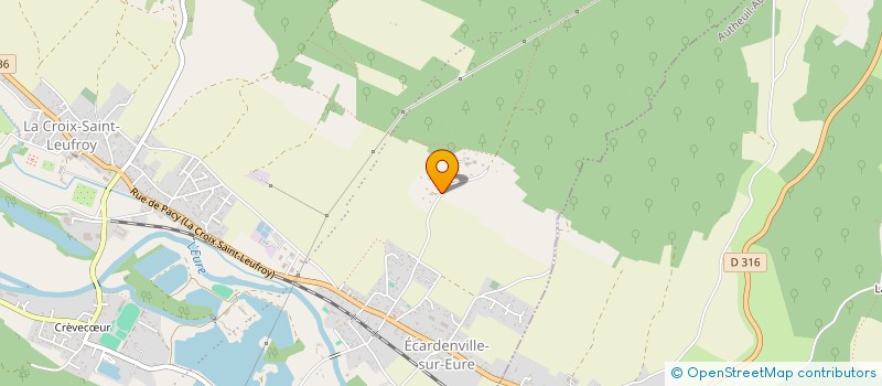 localisation de l'entreprise SCI DANDE  CLEF VALLEE D'EURE