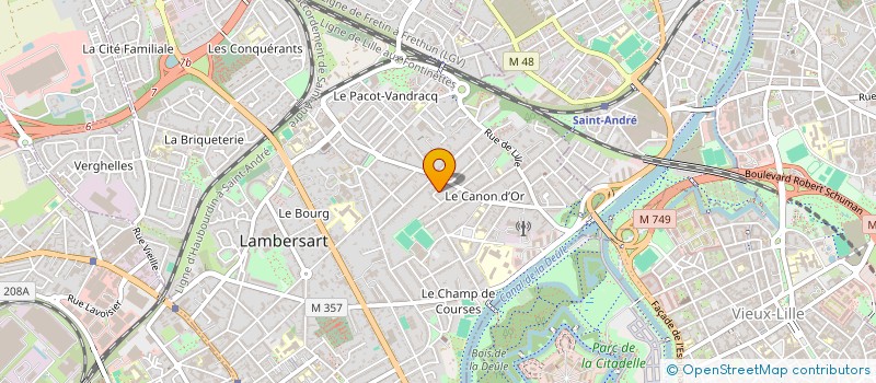 localisation de l'entreprise SCI DANDER à LAMBERSART