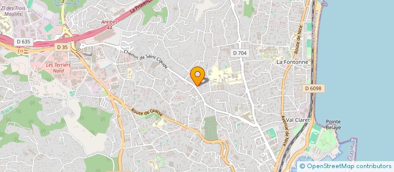 localisation de l'entreprise SCI DANDI à ANTIBES