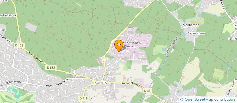localisation de l'entreprise SCI DANDO GAILLARD à SOORTS-HOSSEGOR