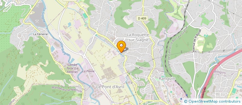 localisation de l'entreprise SCI DANDON à LE CANNET