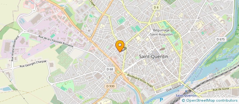 localisation de l'entreprise SCI DANDOY à SAINT-QUENTIN