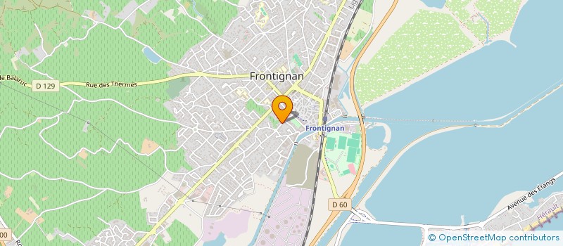 localisation de l'entreprise SCI DANE à FRONTIGNAN