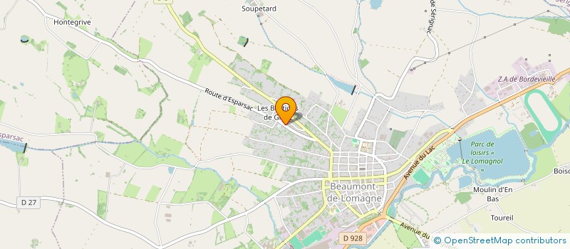 localisation de l'entreprise SCI DANE  BEAUMONT-DE-LOMAGNE