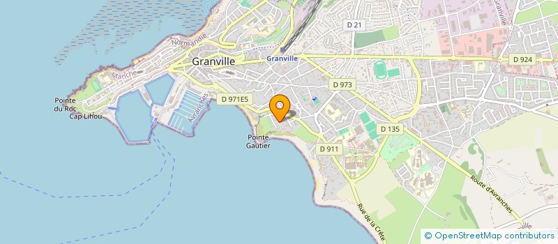 localisation de l'entreprise SCI DANEAU à GRANVILLE