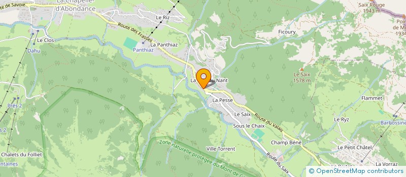 localisation de l'entreprise SCI DANEL  LA CHAPELLE-D'ABONDANCE