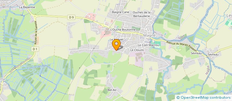 localisation de l'entreprise SCI DANELA  MAGNE