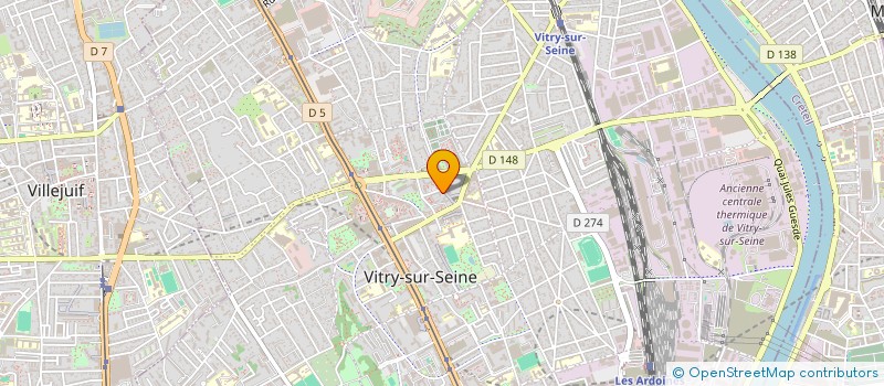 localisation de l'entreprise SCI DANELIA  VITRY-SUR-SEINE