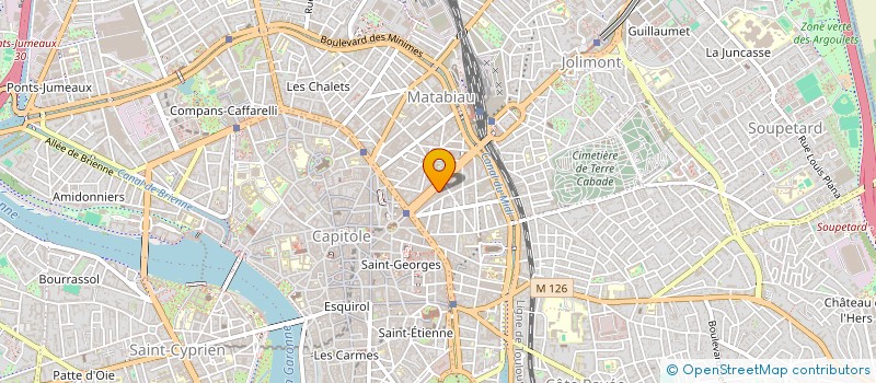 localisation de l'entreprise SCI DANELO  TOULOUSE