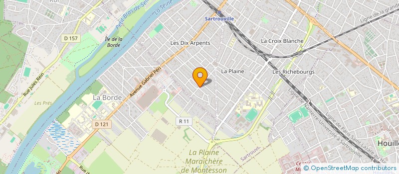 localisation de l'entreprise SCI DANELO  SARTROUVILLE