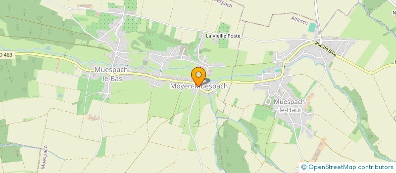 localisation de l'entreprise SCI DANERIC  MUESPACH