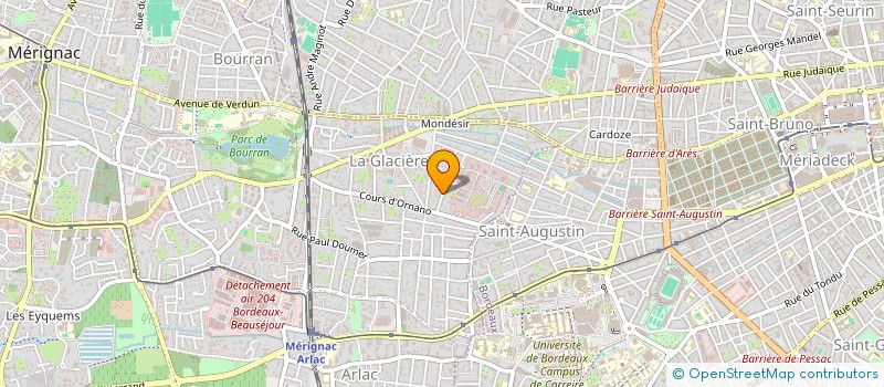 localisation de l'entreprise SCI DANEY-CAMPILLEAU  MERIGNAC