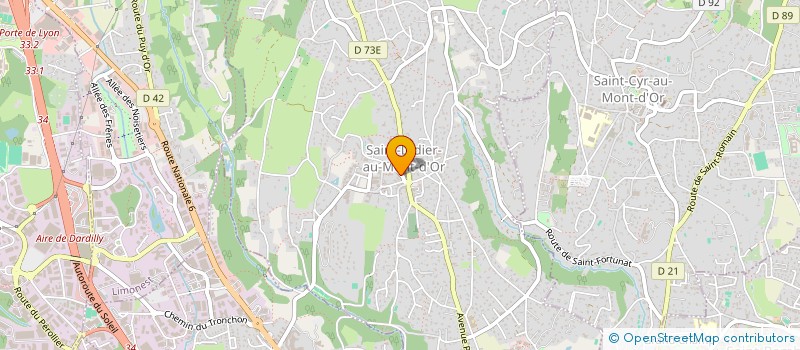 localisation de l'entreprise SCI DANEYROLLE  SAINT-DIDIER-AU-MONT-D'OR