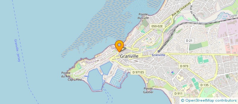 localisation de l'entreprise SCI DANF à GRANVILLE