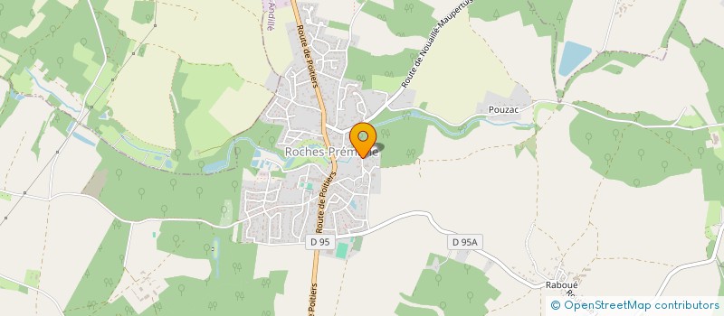 localisation de l'entreprise SCI DANFACE  ROCHES-PREMARIE-ANDILLE