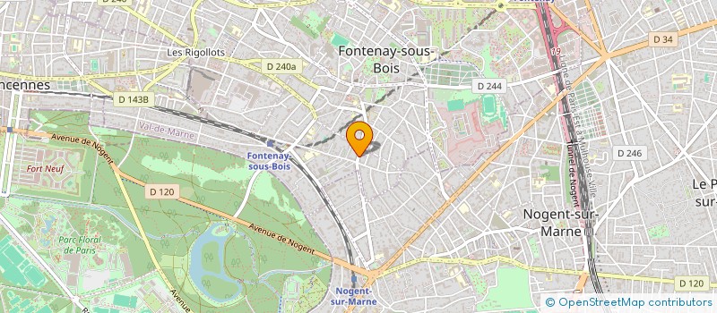localisation de l'entreprise SCI DANG BECHADE à FONTENAY-SOUS-BOIS