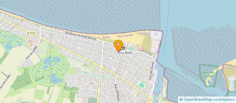 localisation de l'entreprise SCI DANGIR 14  OUISTREHAM