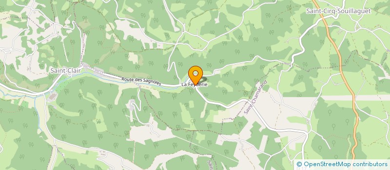 localisation de l'entreprise SCI DANGLARS  SAINT-CIRQ-SOUILLAGUET