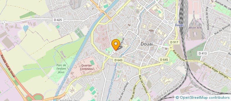localisation de l'entreprise SCI DANGLETERRE MARC  DOUAI