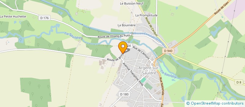 localisation de l'entreprise SCI DANGRAN  ARGENT-SUR-SAULDRE